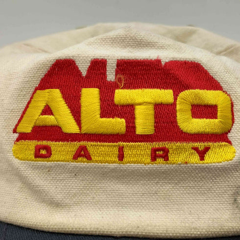 USA製 ALTO DAIRY刺繍 ツートン 6パネル キャップ メンズ