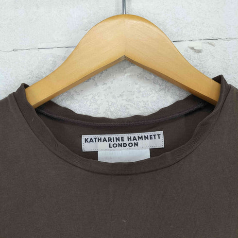 キャサリンハムネットロンドン KATHARINE HAMNETT LONDON プリントクルーネックTシャツ レディース JPN:M