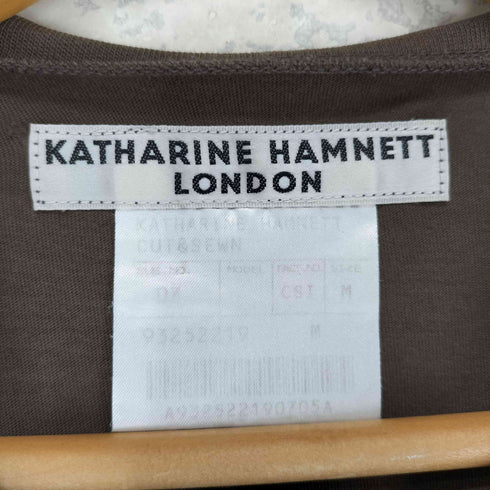 キャサリンハムネットロンドン KATHARINE HAMNETT LONDON プリントクルーネックTシャツ レディース JPN:M