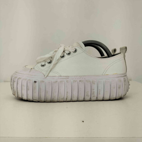 ディーゼル DIESEL S-HANANI LOW W レザー プラットフォーム ローカットスニーカー レディース 36