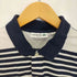 ラコステ LACOSTE SLIM FIT ロゴワッペン刺繍 ボーダー 鹿の子 S/S ポロシャツ メンズ import:S