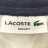 ラコステ LACOSTE SLIM FIT ロゴワッペン刺繍 ボーダー 鹿の子 S/S ポロシャツ メンズ import:S