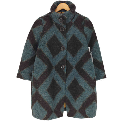 シスレー SISLEY ウールアルパカ スタンドカラーコート レディース JPN:40