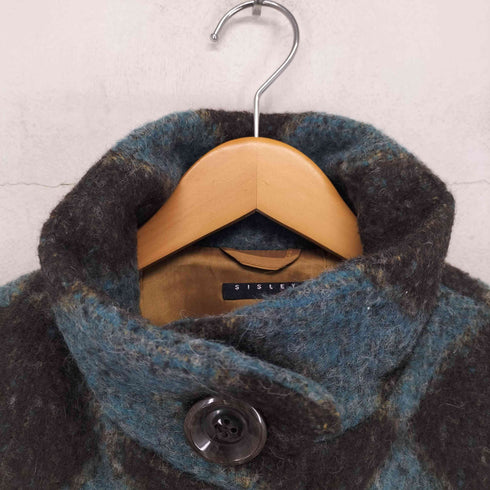 シスレー SISLEY ウールアルパカ スタンドカラーコート レディース JPN:40