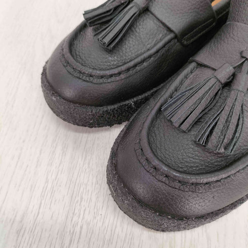 fitlop / LOAFFER TASSEL TUMBLED-LEATHER CREPE LOAFERS クレープソール タッセル ローファー レディース 25