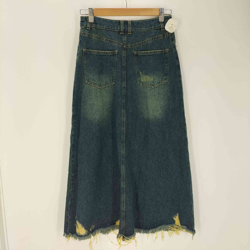 ジーナシス JEANASIS クラッシュ デニム スカート レディース JPN:M