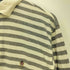 トミーヒルフィガー TOMMY HILFIGER 90-00S エンブレムロゴ刺繍 鹿の子 ボーダー L/S ポロシャツ メンズ import:S