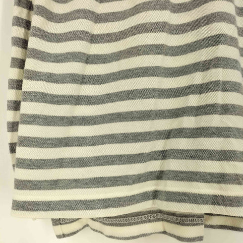 トミーヒルフィガー TOMMY HILFIGER 90-00S エンブレムロゴ刺繍 鹿の子 ボーダー L/S ポロシャツ メンズ import:S