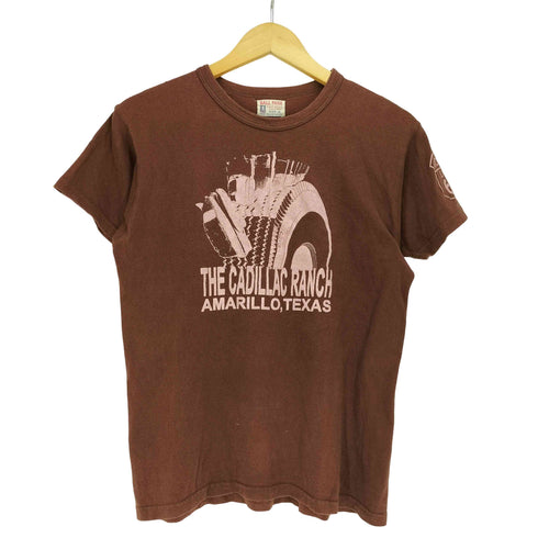 ジョーマッコイ JOE McCOY BALL PARK 両面プリント S/S クルーネック Tシャツ メンズ US:38