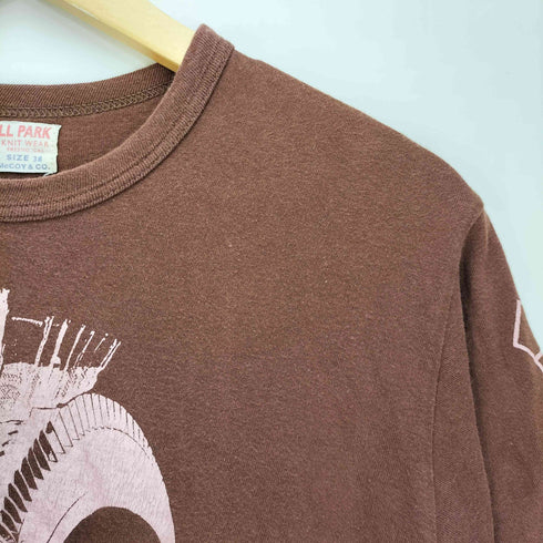 ジョーマッコイ JOE McCOY BALL PARK 両面プリント S/S クルーネック Tシャツ メンズ US:38