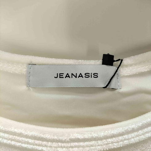 ジーナシス JEANASIS シアーベロアシシュウクロップドTEE レディース FREE