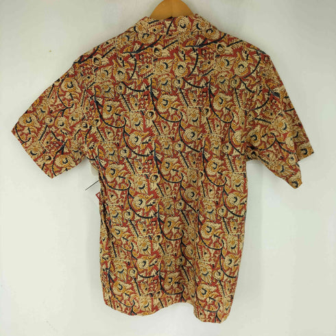 総柄 開襟 S/S シャツ メンズ LL