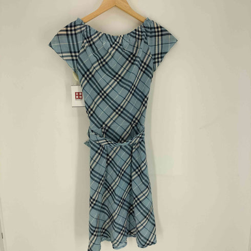 バーバリーブルーレーベル BURBERRY BLUE LABEL ノバチェック S/S シャツ ワンピース レディース JPN:38
