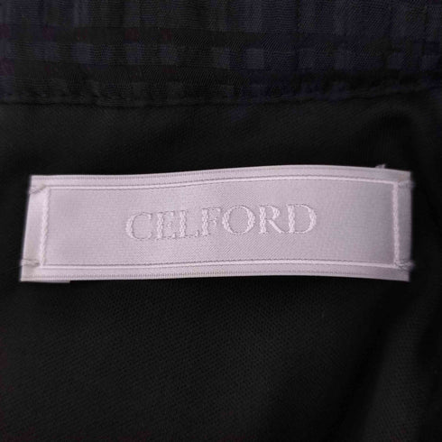 セルフォード CELFORD フリルシャーリングタイトワンピース レディース 36