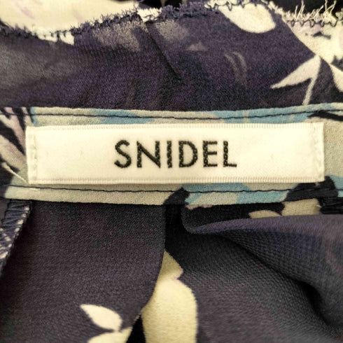 スナイデル snidel Sustainableプリーツプリントワンピース レディース 0
