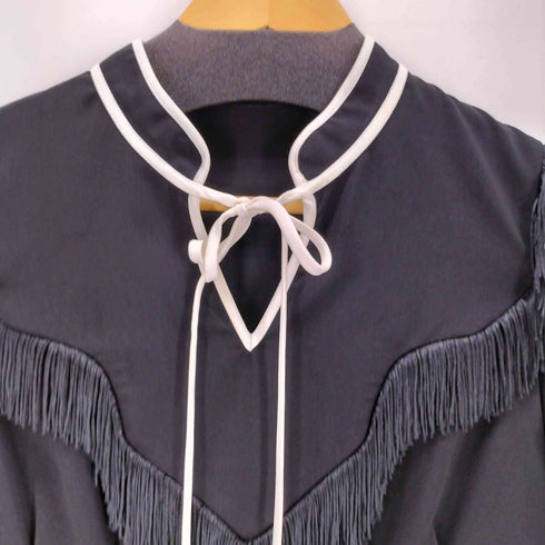 リリーブラウン Lily Brown 20ss ウエスタンシャツロングワンピース レディース F