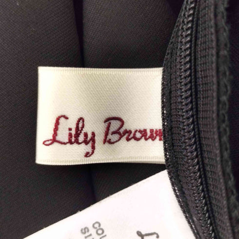 リリーブラウン Lily Brown 20ss ウエスタンシャツロングワンピース レディース F