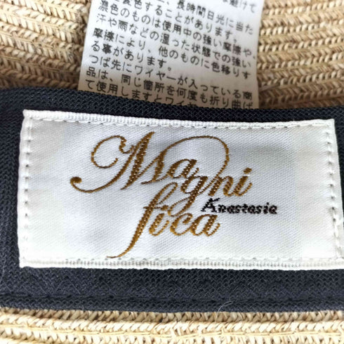 ANASTASIA 刺繍デザイン ストローハット レディース