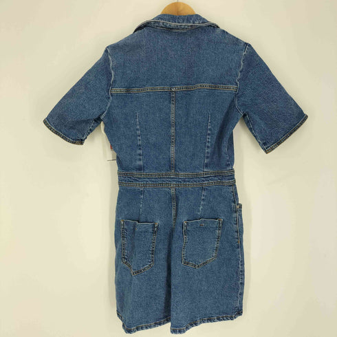 ザラ ZARA デニム ミニ ワンピース レディース import:L