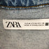 ザラ ZARA デニム ミニ ワンピース レディース import:L