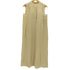 スティーブンアラン Steven Alan 23SS NOSLEEVE LONG DRESS リネン混 バンドカラーワンピース レディース import:M