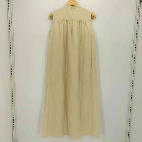 スティーブンアラン Steven Alan 23SS NOSLEEVE LONG DRESS リネン混 バンドカラーワンピース レディース import:M