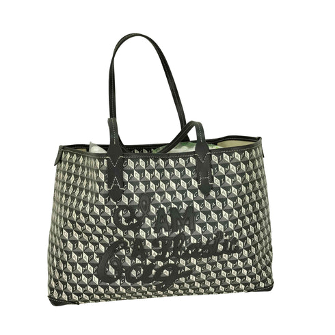 アニヤハインドマーチ ANYA HINDMARCH 「I AM A Plastic Bag」スモール・ジップ・トート レディース