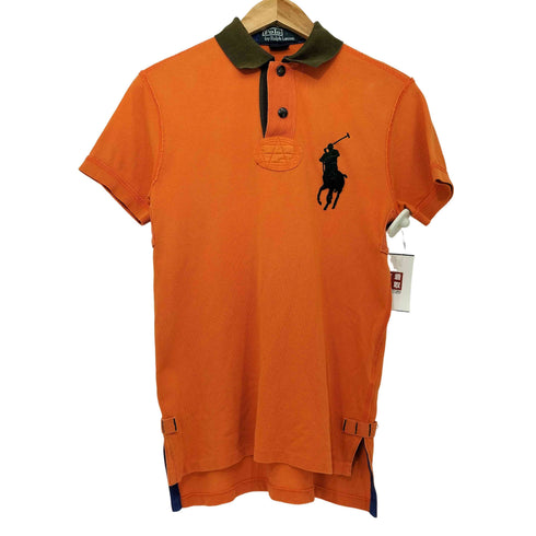 ポロバイラルフローレン Polo by RALPH LAUREN 90S CUSTON FIT ビックポニー刺繍 S/S ポロシャツ メンズ import:XS