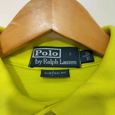 ポロバイラルフローレン Polo by RALPH LAUREN 90S CUSTON FIT スモールポニー刺繍 S/S ポロシャツ メンズ import:S