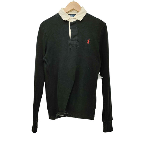 ポロバイラルフローレン Polo by RALPH LAUREN 90S CUSTON FIT スモールポニー刺繍 L/S ポロシャツ メンズ import:XS