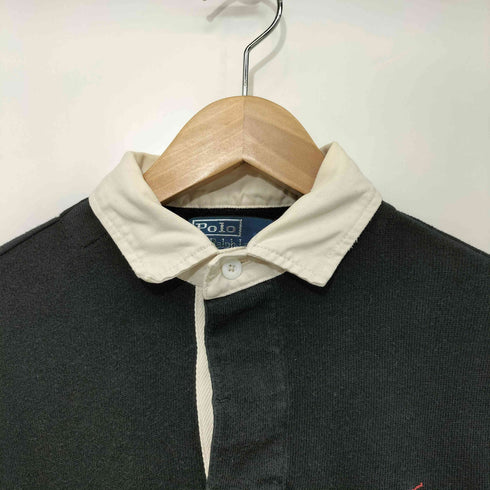 ポロバイラルフローレン Polo by RALPH LAUREN 90S CUSTON FIT スモールポニー刺繍 L/S ポロシャツ メンズ import:XS