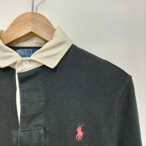ポロバイラルフローレン Polo by RALPH LAUREN 90S CUSTON FIT スモールポニー刺繍 L/S ポロシャツ メンズ import:XS