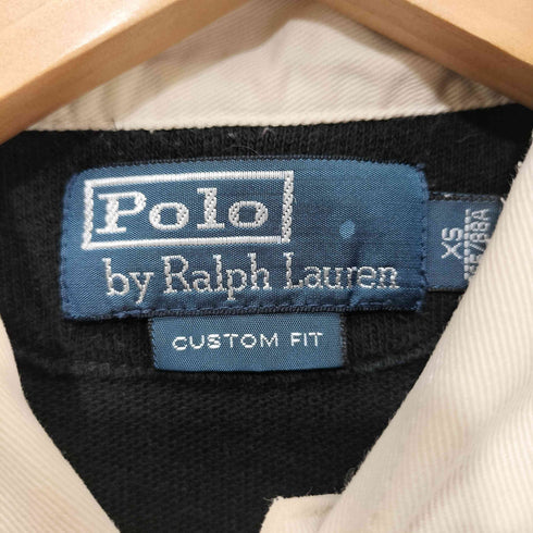ポロバイラルフローレン Polo by RALPH LAUREN 90S CUSTON FIT スモールポニー刺繍 L/S ポロシャツ メンズ import:XS