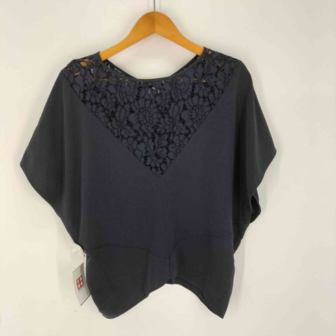 セオリーリュクス theory luxe RINA DOUBLE.WEFT Vネックレースブラウス レディース JPN:38