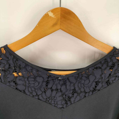 セオリーリュクス theory luxe RINA DOUBLE.WEFT Vネックレースブラウス レディース JPN:38