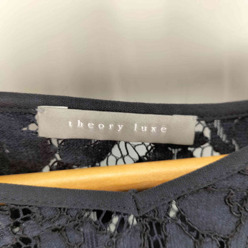 セオリーリュクス theory luxe RINA DOUBLE.WEFT Vネックレースブラウス レディース JPN:38