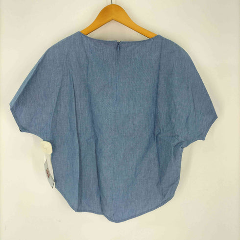 セオリーリュクス theory luxe HALLEY CHAMBRAY ラウンドヘム ドルマンスリーブ シャンブレーブラウス レディース JPN:38
