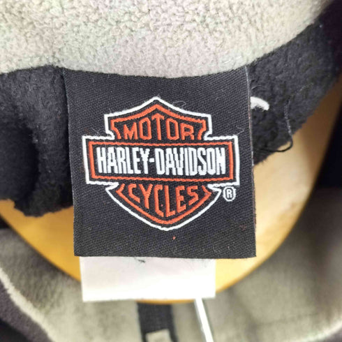 ハーレーダビッドソン HARLEY-DAVIDSON ロゴ刺繍 フリースジャケット メンズ JPN:L