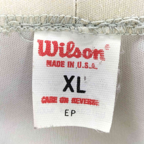 ウィルソン Wilson 80S USA製 ロゴ ゲーム スポーツ ウェア ウインドブレーカー 裾ドローコード メンズ import:XL