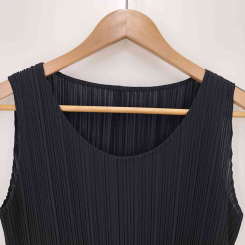 プリーツプリーズイッセイミヤケ PLEATS PLEASE ISSEY MIYAKE プリーツ ノースリーブ ワンピース レディース JPN:4