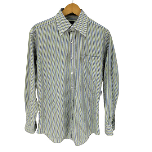 ポールスミス Paul Smith コットン ストライプ 長袖 シャツ メンズ import:M
