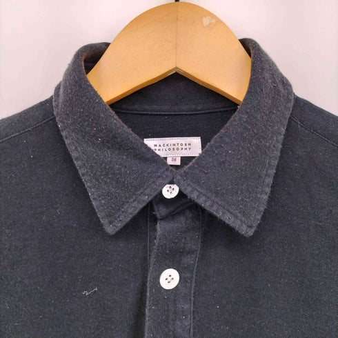 マッキントッシュフィロソフィー MACKINTOSH PHILOSOPHY イカリボタン コットン ポロシャツ メンズ UK:38