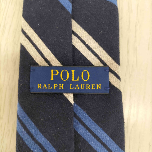 ポロラルフローレン POLO RALPH LAUREN ボーダー シルクネクタイ メンズ