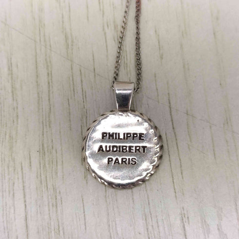 フィリップオーディベール PHILIPPE AUDIBERT シルバーコイントップ ネックレス メンズ