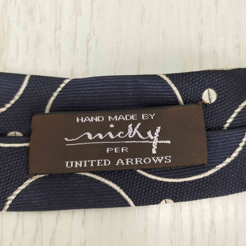 ユナイテッドアローズ UNITED ARROWS nickyイタリア製 総柄ネクタイ メンズ