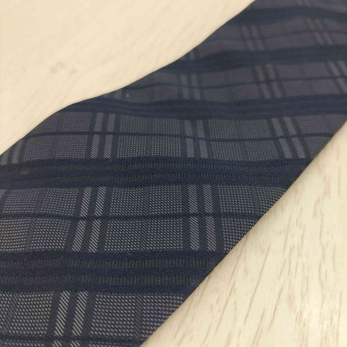 バーバリーブラックレーベル BURBERRY BLACK LABEL チェック シルクネクタイ メンズ