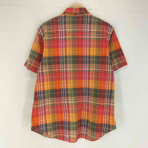 ポロバイラルフローレン Polo by RALPH LAUREN S/S マドラスチェック ウエスタンヨーク シャツ メンズ JPN:M