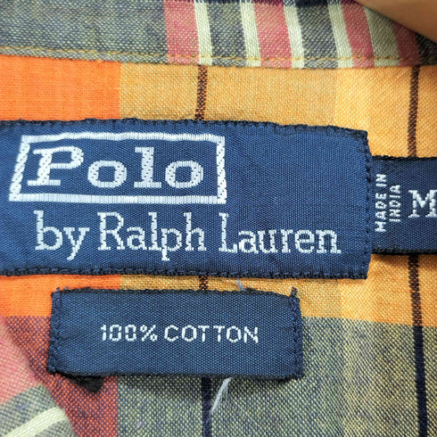 ポロバイラルフローレン Polo by RALPH LAUREN S/S マドラスチェック ウエスタンヨーク シャツ メンズ JPN:M