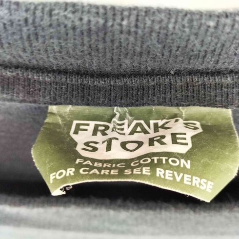 フリークスストア FREAKS STORE キャラクターフロッキープリント クルーネックTシャツ メンズ import:L