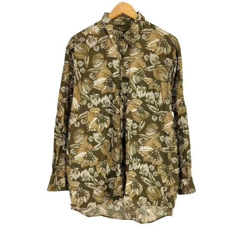 La Boom Homme リーフ柄 L/Sシャツ メンズ FREE